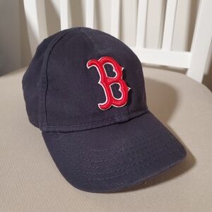Infant Boston Red Sox Navy Blue Baseball Cap Hat with Red B Logo